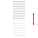vidaXL zebrafüggönnyel fehér szövetszélesség 85,9 cm poliészter