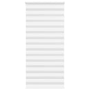 vidaXL zebrafüggönnyel fehér szövetszélesség 90,9 cm poliészter