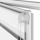 vidaXL zebrafüggönnyel fehér szövetszélesség 115,9 cm poliészter