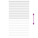 vidaXL zebrafüggönnyel fehér szövetszélesség 115,9 cm poliészter