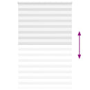 vidaXL zebrafüggönnyel fehér szövetszélesség 135,9 cm poliészter