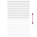vidaXL zebrafüggönnyel fehér szövetszélesség 145,9 cm poliészter
