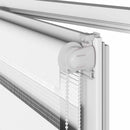vidaXL zebrafüggönnyel fehér szövetszélesség 160,9 cm poliészter