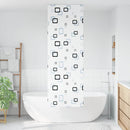 vidaXL zuhanyzó redőny 80x240 cm szövet szélessége 76 cm