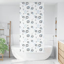 vidaXL zuhanyzó redőny 90x240 cm szövet szélessége 86 cm