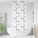 vidaXL zuhanyzó redőny 110x240 cm szövet szélessége 106 cm