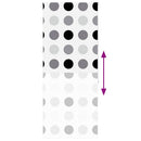 vidaXL zuhanyzó redőny 110x240 cm szövet szélessége 106 cm