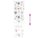 vidaXL zuhanyzó redőny 80x240 cm szövet szélessége 76 cm