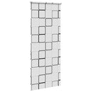 vidaXL zuhanyzó redőny 110x240 cm szövet szélessége 106 cm