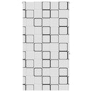 vidaXL zuhanyzó redőny 140x240 cm szövet szélessége 136 cm