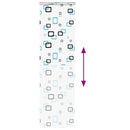 vidaXL zuhanyzó redőny kazettával 80x240 cm szövetszélesség 76 cm