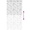 vidaXL zuhanyzó redőny kazettával 120x240 cm szövet szélessége 116 cm