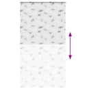 vidaXL zuhanyzó redőny kazettával 130x240 cm szövet szélessége 126 cm