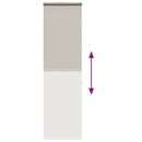 vidaXL zuhanyzó redőny kazettával 80x240 cm szövetszélesség 76 cm