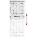 vidaXL zuhanyzó redőny kazettával 110x240 cm szövetszélesség 106 cm