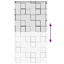 vidaXL zuhanyzó redőny kazettával 120x240 cm szövet szélessége 116 cm