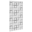 vidaXL zuhanyzó redőny kazettával 130x240 cm szövet szélessége 126 cm