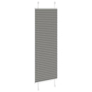vidaXL pliszírozott redőny antracit 45x100 cm szövetszélesség 44,4 cm