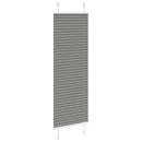 vidaXL pliszírozott redőny antracit 50x100 cm szövetszélesség 49,4 cm
