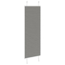 vidaXL pliszírozott redőny antracit 50x100 cm szövetszélesség 49,4 cm