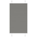 vidaXL pliszírozott redőny antracit 80x100 cm szövetszélesség 79,4 cm