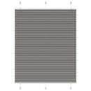 vidaXL pliszírozott redőny antracit 105x100 cm szövetszélesség 104,4cm
