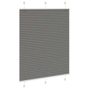vidaXL pliszírozott redőny antracit 105x100 cm szövetszélesség 104,4cm