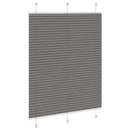 vidaXL pliszírozott redőny antracit 105x100 cm szövetszélesség 104,4cm