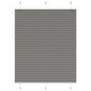 vidaXL pliszírozott redőny antracit 110x100 cm szövetszélesség 109,4cm
