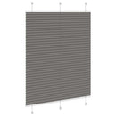 vidaXL pliszírozott redőny antracit 110x100 cm szövetszélesség 109,4cm