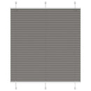 vidaXL pliszírozott redőny antracit 115x100 cm szövetszélesség 114,4cm