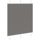 vidaXL pliszírozott redőny antracit 120x100 cm szövetszélesség 119,4cm