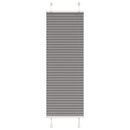 vidaXL pliszírozott redőny antracit 45x150 cm szövetszélesség 44,4 cm