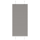 vidaXL pliszírozott redőny antracit 65x150 cm szövetszélesség 64,4 cm