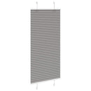 vidaXL pliszírozott redőny antracit 65x150 cm szövetszélesség 64,4 cm