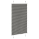 vidaXL pliszírozott redőny antracit 70x150 cm szövetszélesség 69,4 cm
