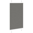 vidaXL pliszírozott redőny antracit 80x150 cm szövetszélesség 79,4 cm