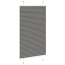 vidaXL pliszírozott redőny antracit 80x150 cm szövetszélesség 79,4 cm