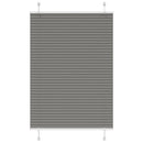 vidaXL pliszírozott redőny antracit 100x150 cm szövetszélesség 99,4 cm