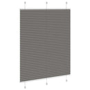 vidaXL pliszírozott redőny antracit 105x150 cm szövetszélesség 104,4cm