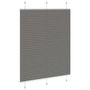 vidaXL pliszírozott redőny antracit 110x150 cm szövetszélesség 109,4cm