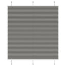 vidaXL pliszírozott redőny antracit 115x150 cm szövetszélesség 114,4cm