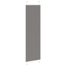 vidaXL pliszírozott redőny antracit 65x200 cm szövetszélesség 64,4 cm