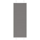 vidaXL pliszírozott redőny antracit 75x200 cm szövetszélesség 74,4 cm