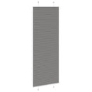 vidaXL pliszírozott redőny antracit 75x200 cm szövetszélesség 74,4 cm