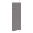 vidaXL pliszírozott redőny antracit 80x200 cm szövetszélesség 79,4 cm