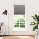 vidaXL pliszírozott redőny antracit 85x200 cm szövetszélesség 84,4 cm