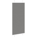 vidaXL pliszírozott redőny antracit 85x200 cm szövetszélesség 84,4 cm
