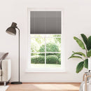 vidaXL pliszírozott redőny antracit 110x200 cm szövetszélesség 109,4cm