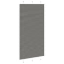 vidaXL pliszírozott redőny antracit 110x200 cm szövetszélesség 109,4cm